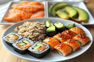 Is salmon and avocado sushi good for you