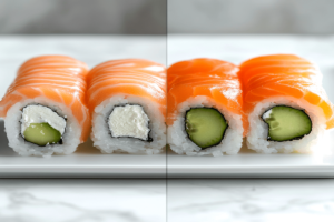 Difference between Philadelphia Roll and Alaska Roll