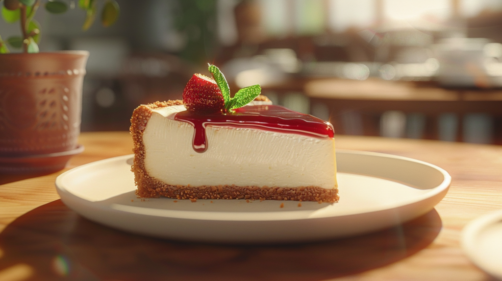 What are the three types of cheesecake?